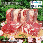 Australia BEEF TRIMMINGS 85CL daging sapi tetelan frozen GBP portioned 1.5" 4cm +/- 1kg (price/kg)